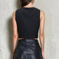 Coalition La - Mia Allure Vegan Leather Vest And Skirt Set