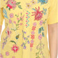 Johnny Was - MAUREEN V NECK 3/4 TRAPUNTO TEE