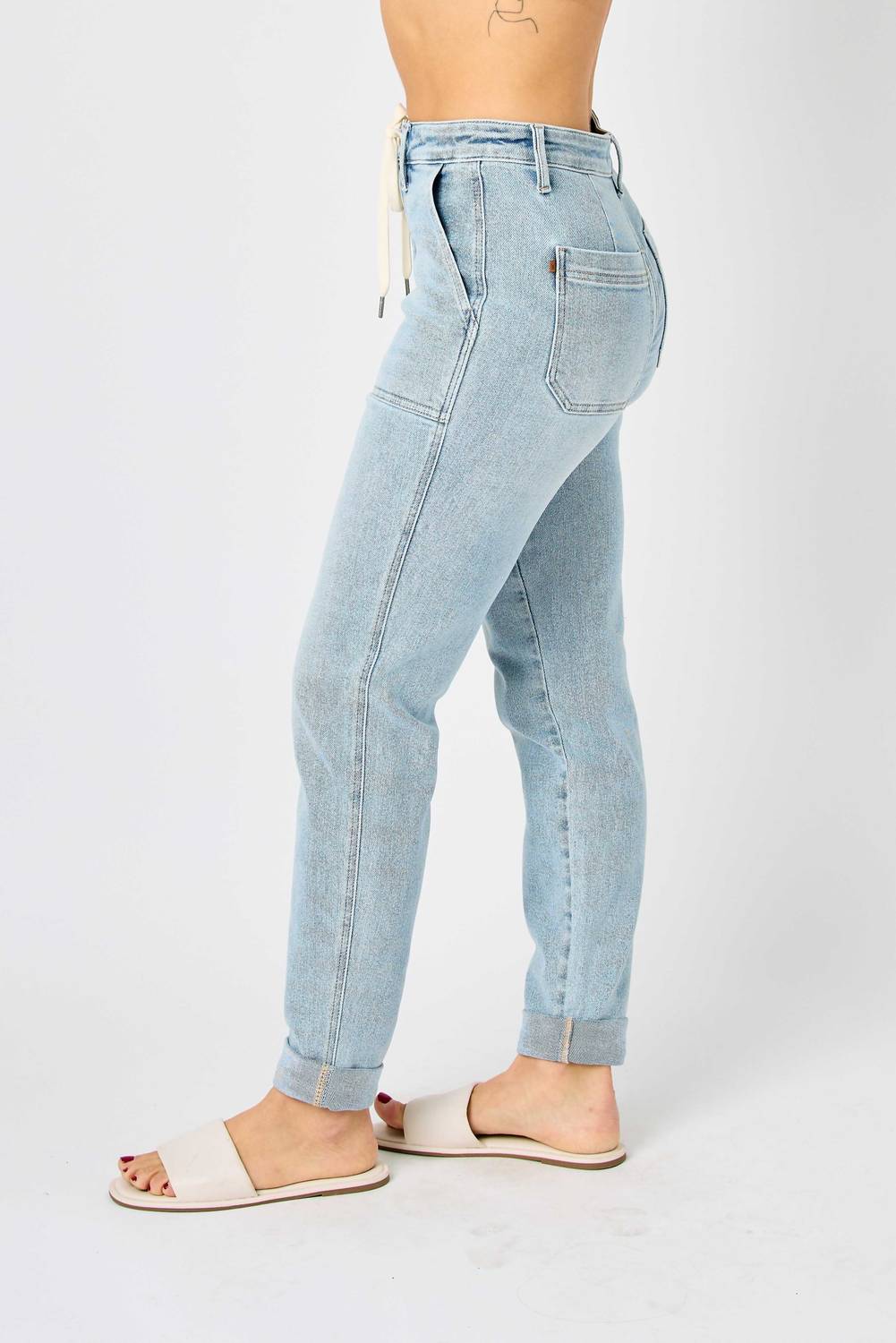Judy Blue - High Waist Vintage Double Cuff Jogger
