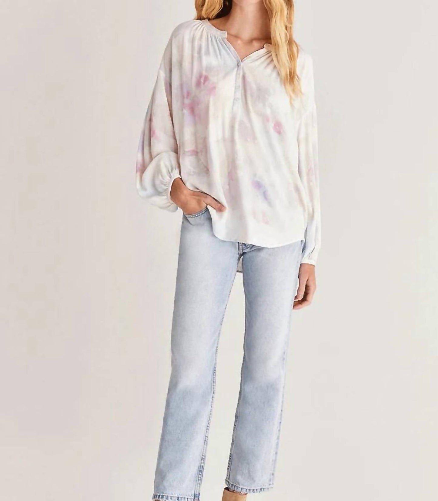 Z Supply - Woven Long Sleeve Top