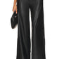 Commando - FAUX LEATHER WIDE LEG TROUSER