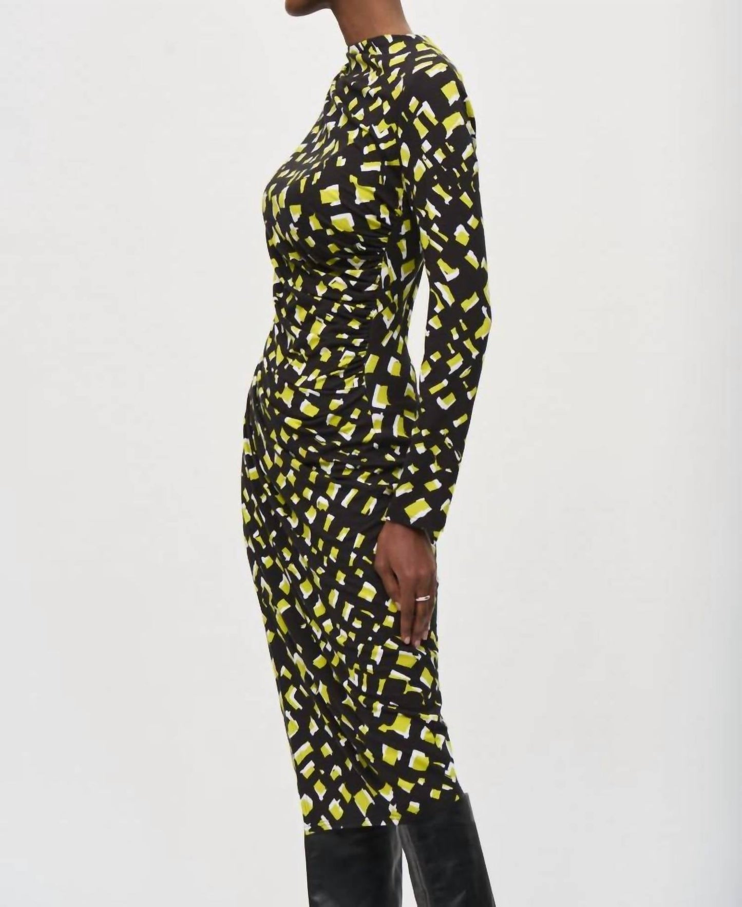 Joseph Ribkoff - Abstract Print Midi Sheath Dress