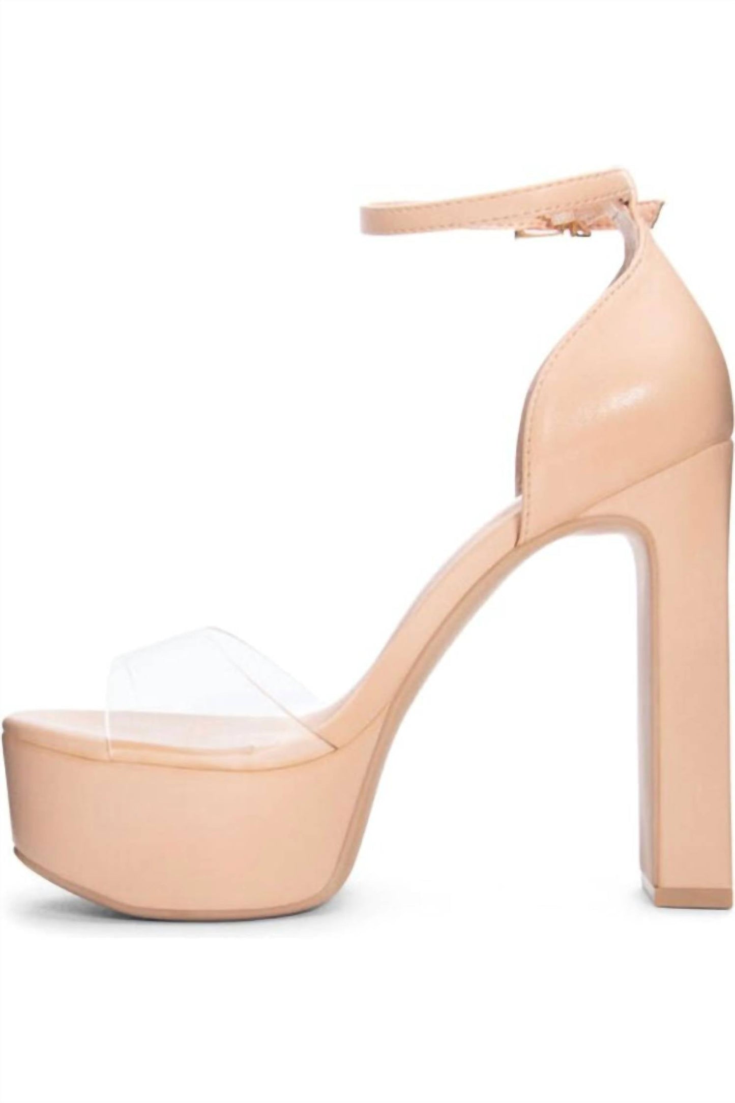 Chinese Laundry - Women's Asher Platform Sandals With Clear Strap
