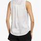 L'Agence - Hendrix Banded Collar Sleeveless Blouse