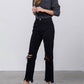 Insane Gene - High Rise Ripped Frayed Jeans