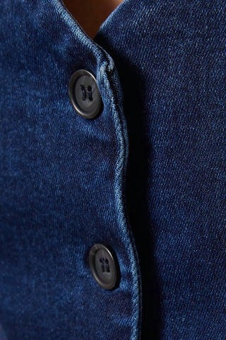 Le Jean - Ella Waistcoat Denim Vest