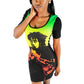 Bob Marley - Teen's Guitar Ombre Mini Dress