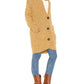 Free People - Sunset Drive Oversized Cardigan Sweater Knit Brindle