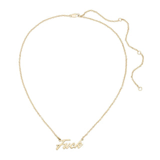 Eklexic - Women's F*ck Necklace
