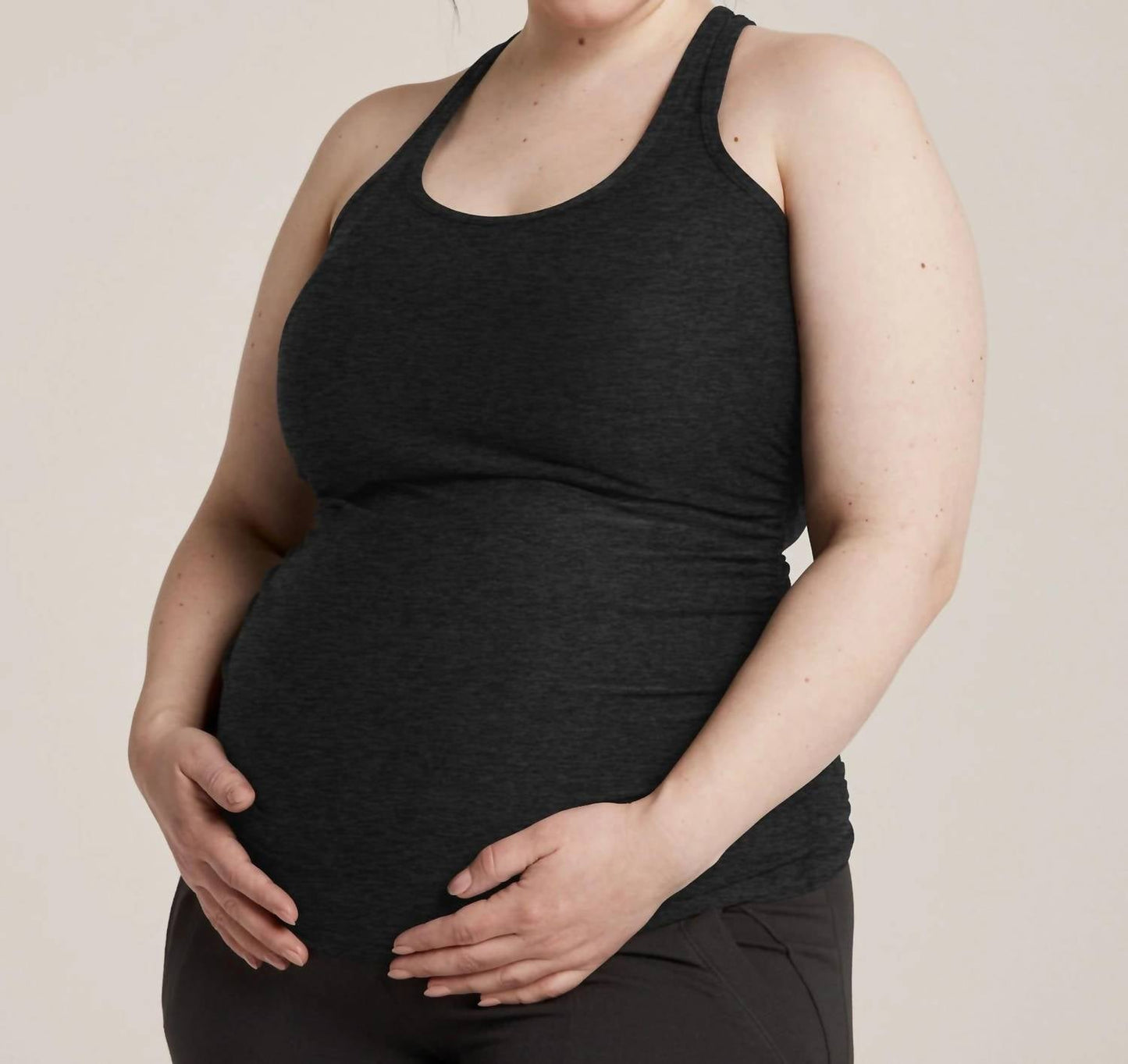 Beyond Yoga - Featherweight Let It Grow Racerback Maternity Tank