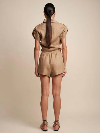 Hevron - Leonora Rolled Sleeve Top