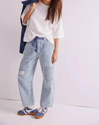 Free People - Moxie Railroad Low Slung Jeans