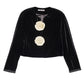 Ciao Lucia - Javiera Velvet Rosette Jacket