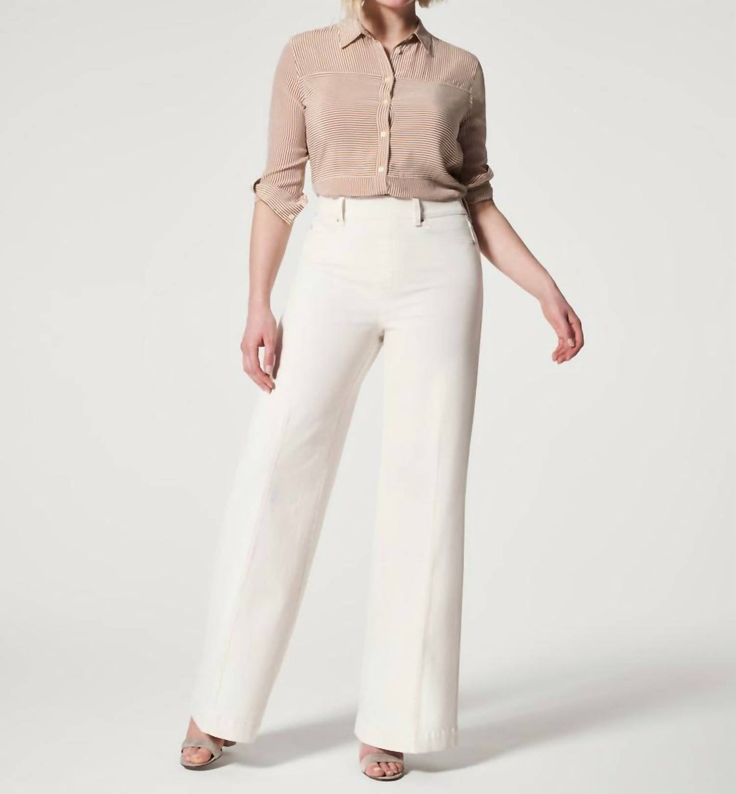 Spanx - SEAMED FRONT WIDE LEG JEANS