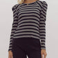 Entro - This Is The Life Striped Knit Top