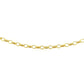 3.2mm 14k Yellow Gold Oval Rolo Chain