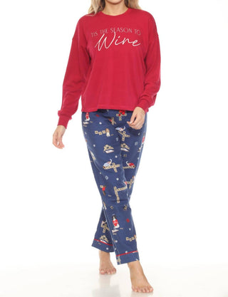 Pj Salvage - Women's Tis The Season To Wine Top