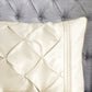 7 Piece Tufted Comforter Set Ivory Cal King