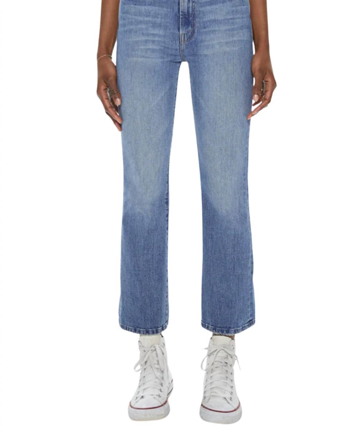 Mother - Hustler Ankle Fray Mini Boot High Rise Jean