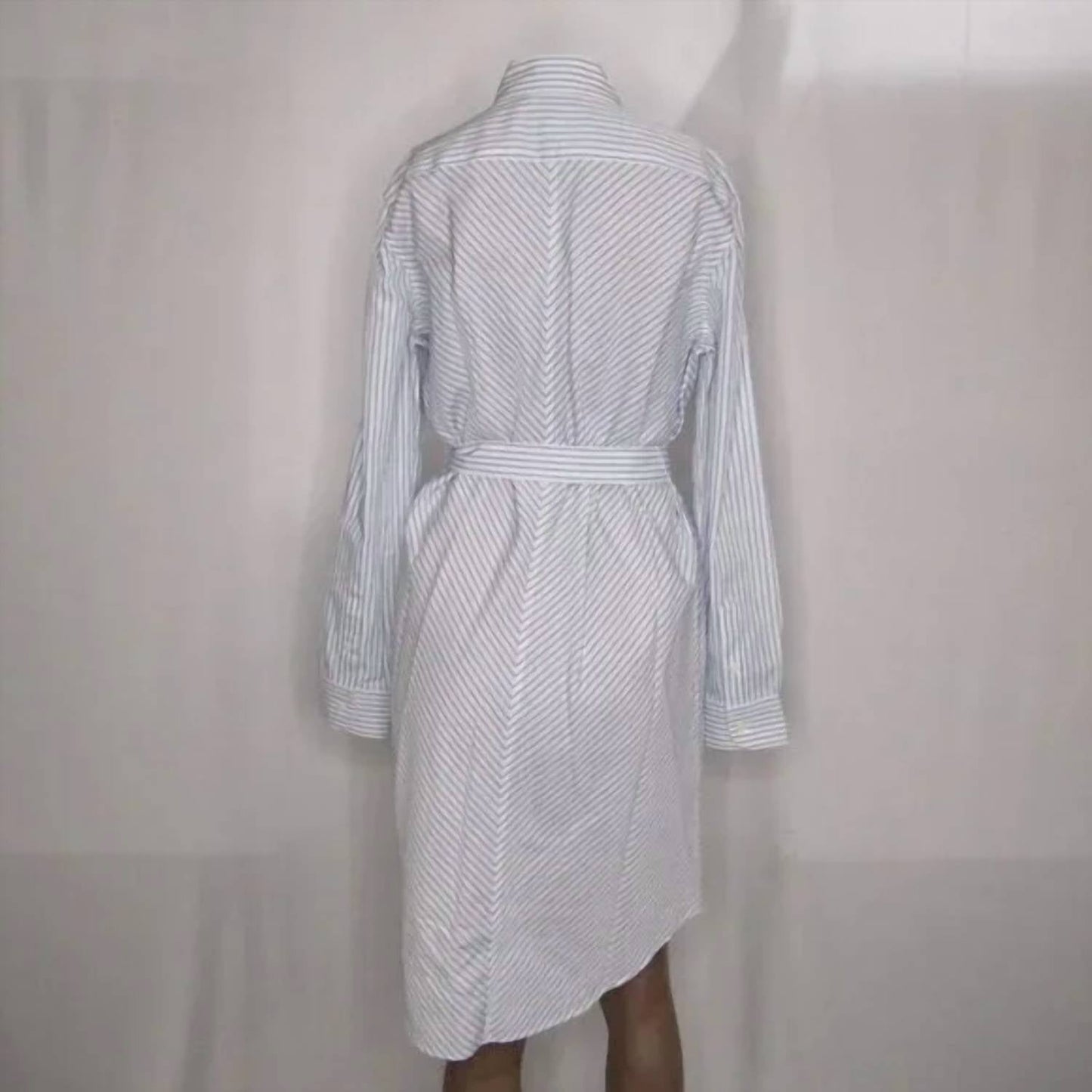 Brooks Brothers - Women's Cotton Striped Long Sleeve Shirt Dress