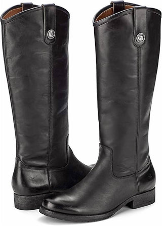 Frye - Women's Melissa Button Leather Riding Boots