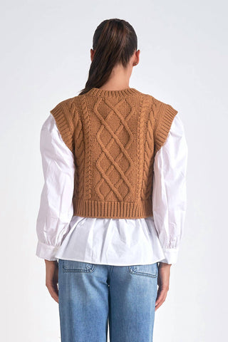 Elan - Elisa Layered Sweater Vest