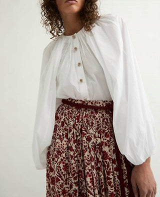 Laurence Bras - Long Puffed Sleeves Victory Top