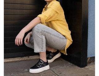 J/Slides - Women's Waldo Leather Sneaker Shoes