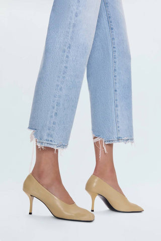 Pistola - Cassie Crop Super High Rise Straight Leg Jeans