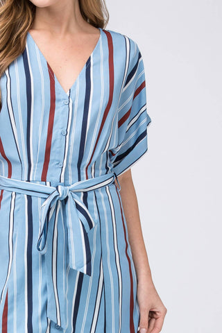 Entro - Striped Shirtdress