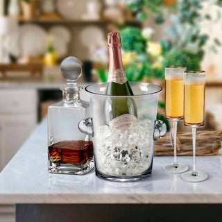 Creative Gifts International - Glass Ice Bucket & Wine/Champagne Chiller
