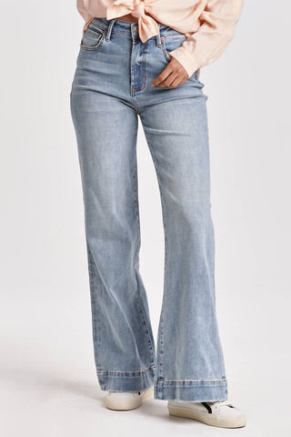 Dear John Denim - Fiona Mid Rise Wide Leg Jeans