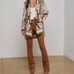 L'Agence - Jair Jacquard Fringe Cardigan