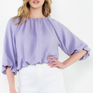 Thml - Beka Puff Sleeve Flowy Blouse