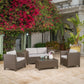 4 Piece Outdoor Set (Beige)