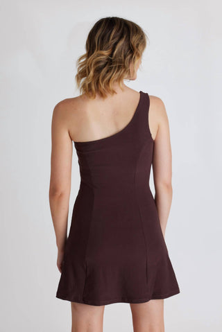 Wolven - Active One-shoulder Mini Dress