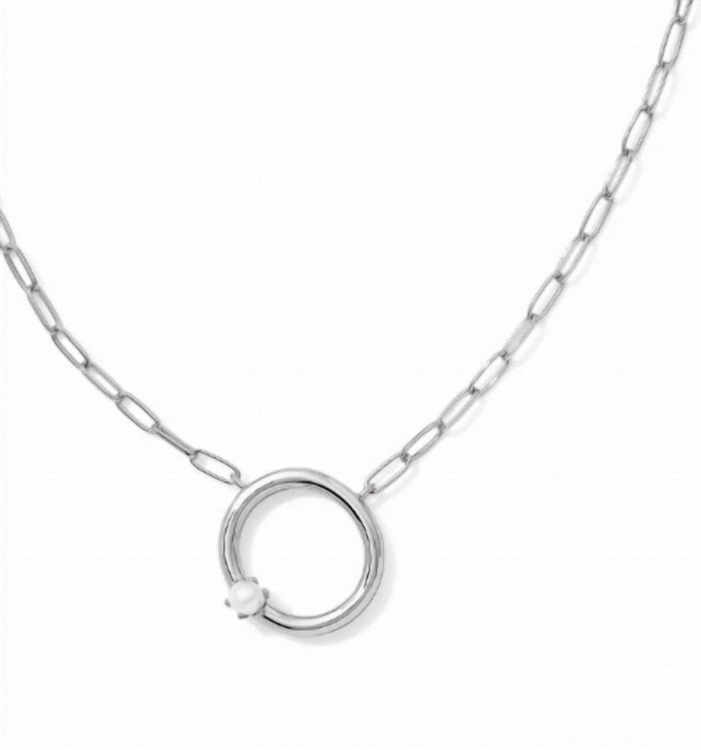 Kendra Scott - Women's Pearl Letter O Pendant Necklace