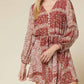 Entro - Paisley Print Dress