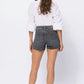 Judy Blue - Cactus Embroidered Jean Shorts