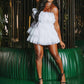 Buddylove - Powder Puff Strapless Tulle Mini Dress