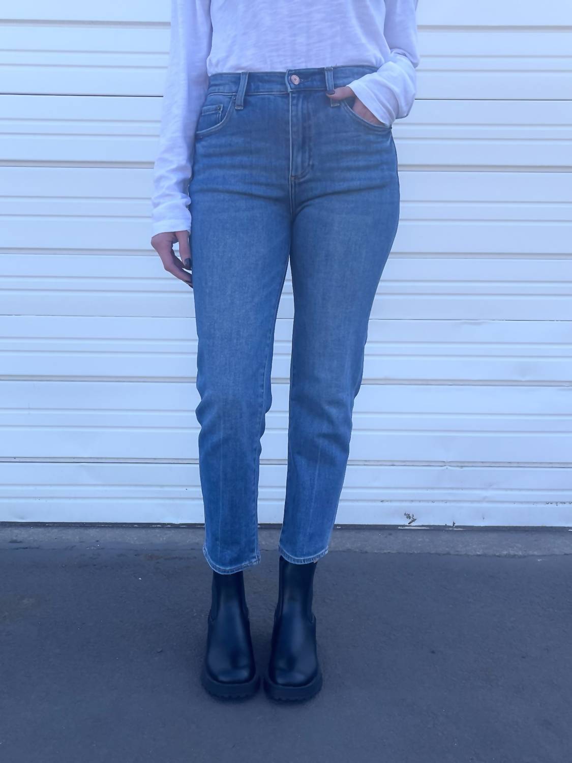 Pistola - Wynter High Rise Cigarette Jeans Dark