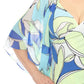 Joseph Ribkoff - Leaf Print Chiffon Butterfly Sleeve Top