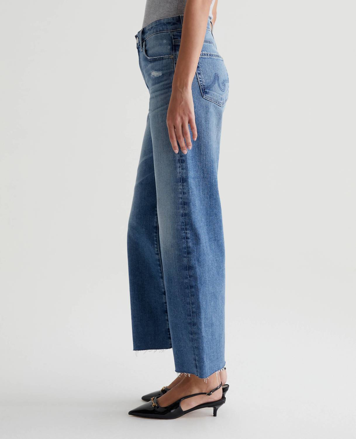 Ag Jeans - Saige Wide Leg Crop Jean