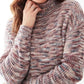 Fdj - MOCK NECK SPACE DYE SWEATER