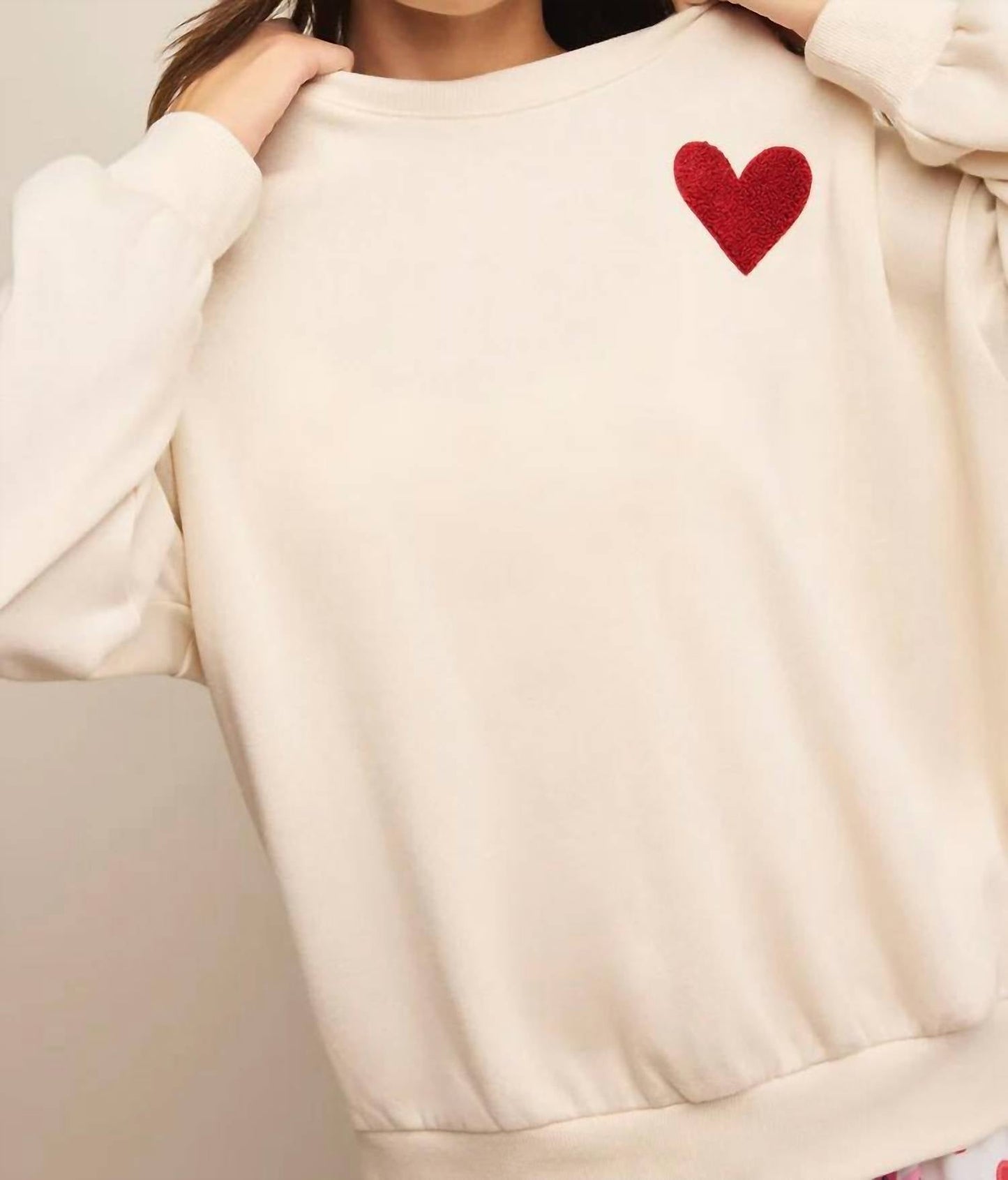 Z Supply - Heart Oversized Sweatshirt