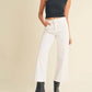 Just Black Denim - Slim Wide Leg Jeans