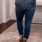 Judy Blue - Mid Rise Vintage Raw Hem Skinny Jean