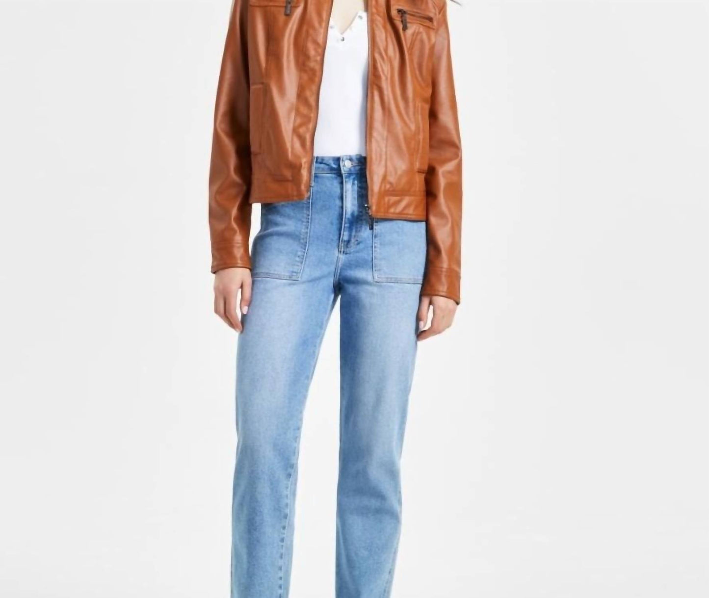 Joujou - Juniors Faux-fur-lined Moto Jacket