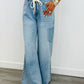 Judy Blue - Palazzo Denim With Shadow Pockets Jean