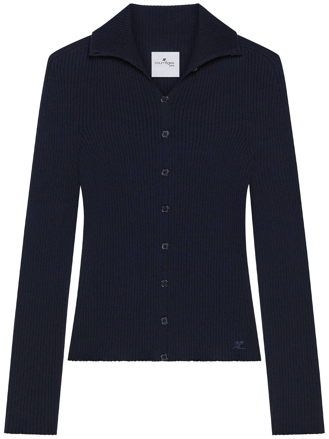 Courreges - Solar Light Rib Short Cardigan